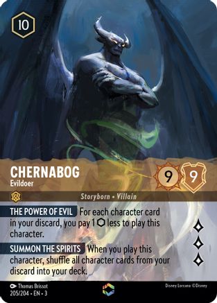 Chernabog - Evildoer (Alternate Art) (205/204) [Into the Inklands]